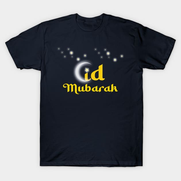 Eid Mubarak Design By OverView T-Shirt by OverView